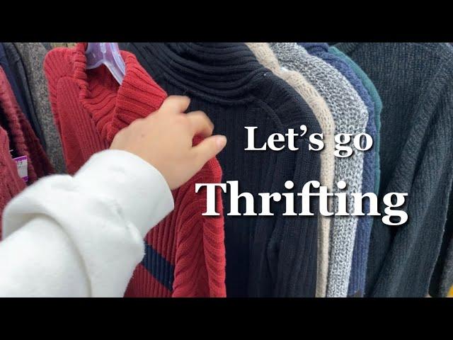 Prepping for fall : Let's go thrifting