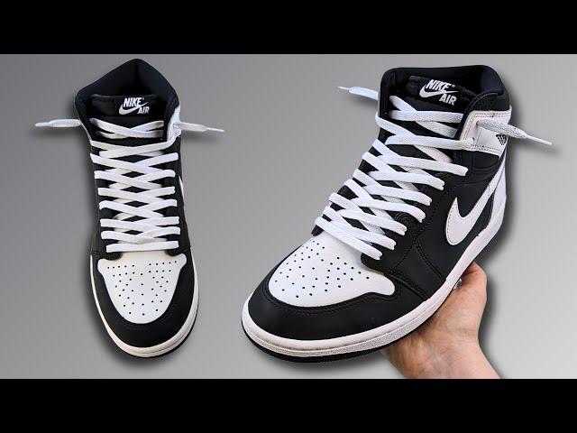 HOW TO LACE NIKE AIR JORDAN 1 HIGH LOOSELY (BEST WAY!)