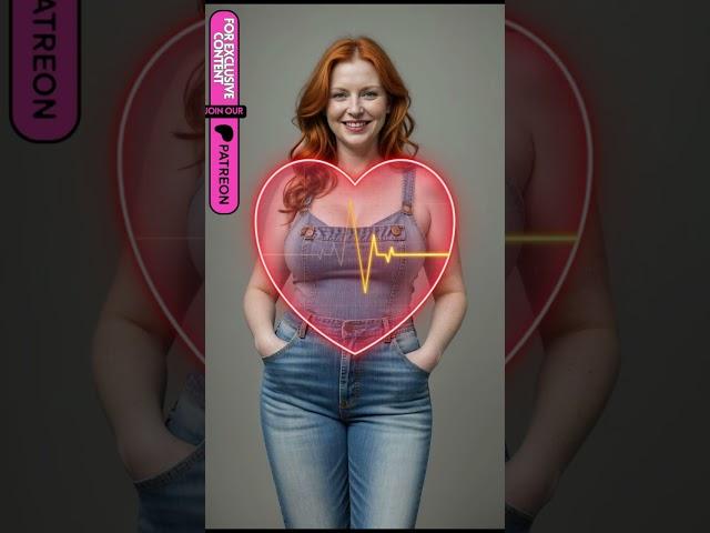 USA blue denim jeans curvy ginger ladies  Vol.2