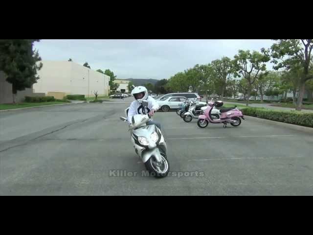 Killer Motorsports BeMine 150 BMS Scooter Demonstration