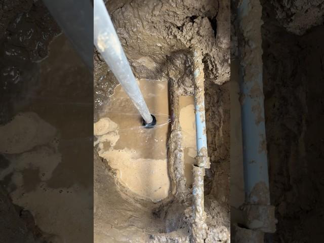 Quick 1 1/2” hot water line repair under slab :)