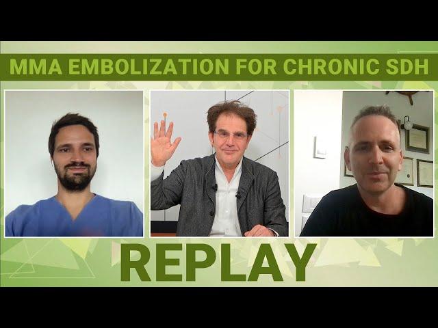 MMA Embolization for Chronic SDH - Webinar replay -