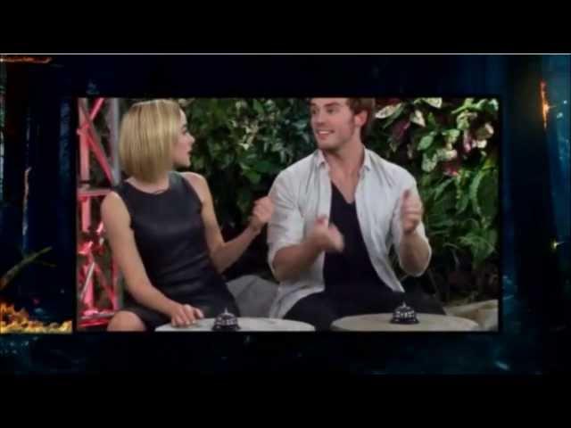 Catching Fire Tribute Interview With Jena Malone and Sam Claflin Part 1