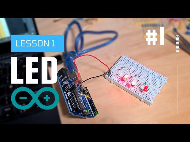 LED Arduino Tutorial #1 - Elegoo Uno R3 Basic Starter Kit