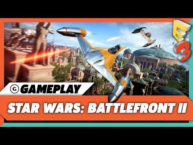 Star Wars: Battlefront II Multiplayer Gameplay Reveal: Assault on Theed | EA Play at E3 2017