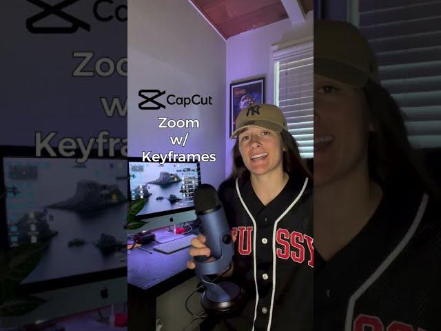 ZOOM with KEYFRAMES (Mobile Phone Tutorial CAPCUT) 2022!