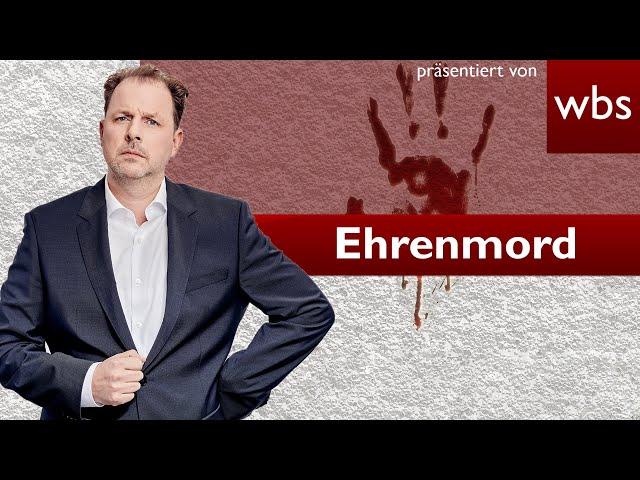 Kultureller Rabatt bei Ehrenmord?  | Rechtsanwalt Christian Solmecke