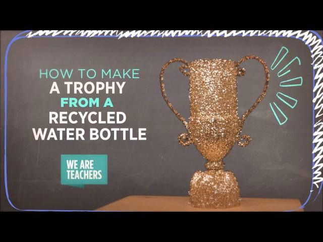 Recycling DIY: Plastic Bottle Trophy