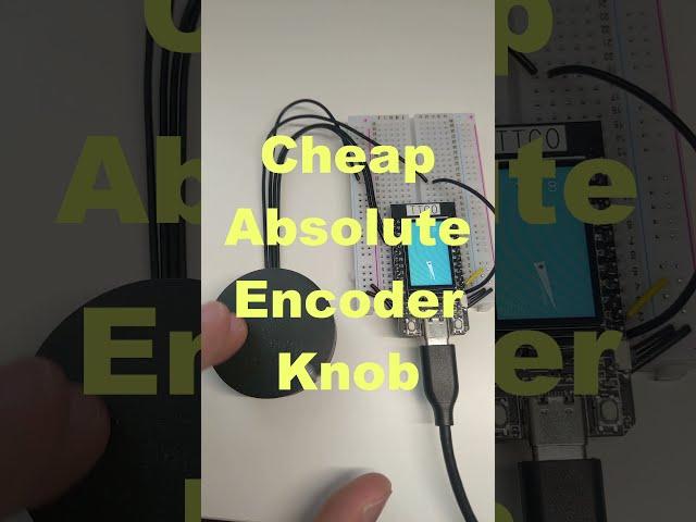 Cheap 3D Printed Absolute Encoder Knob #Shorts