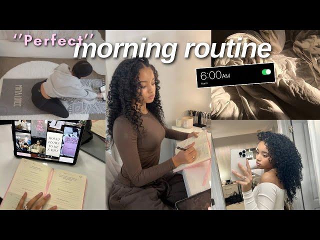 My 6AM "PERFECT" Morning Routine | Motivation, Healthy Habits, Productivity