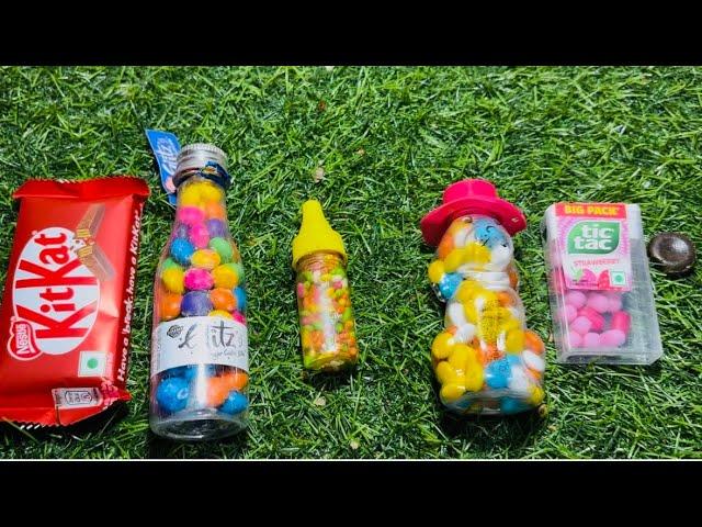 ASMR Most Popular Candys / some lots of colorful rainbow lollipop candy / unpacking chocolate wala