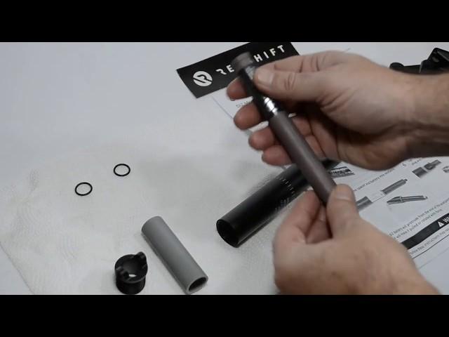 ShockStop Suspension Seatpost install Di2 battery