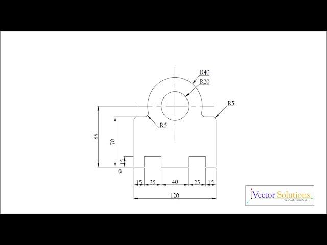 AutoCAD - Model Practice - Part 6 of 40