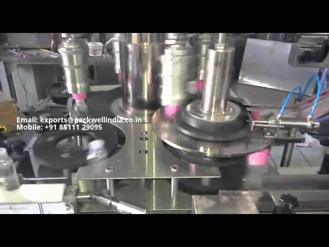 PICK AND PLACE SCREW CAPPING MACHINE