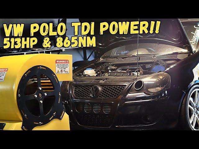 500+HP 1.9TDI VW Polo on the DYNO!