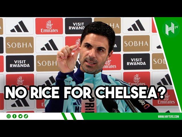 RICE HASN'T TRAINED | Mikel Arteta | Chelsea v Arsenal