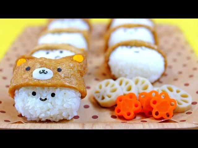 Easy root vegetable nikomi stew with inari animal hats