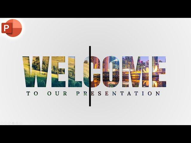 Motion Change Animated WELCOME  Slide Design In PowerPoint