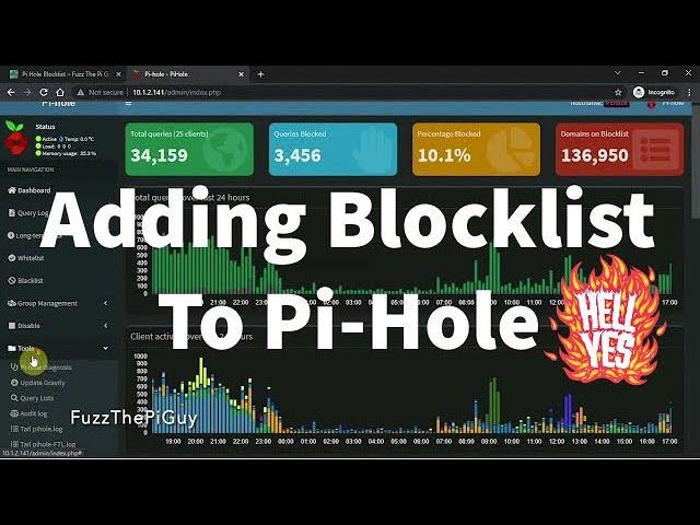 Pi-Hole  |  Adding Blocklist To PiHole  |  Blocking ADs Across Your Network