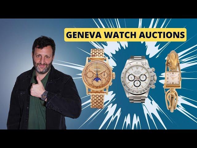 Exploring Rare Vintage Watches At The Geneva Watch Auctions!