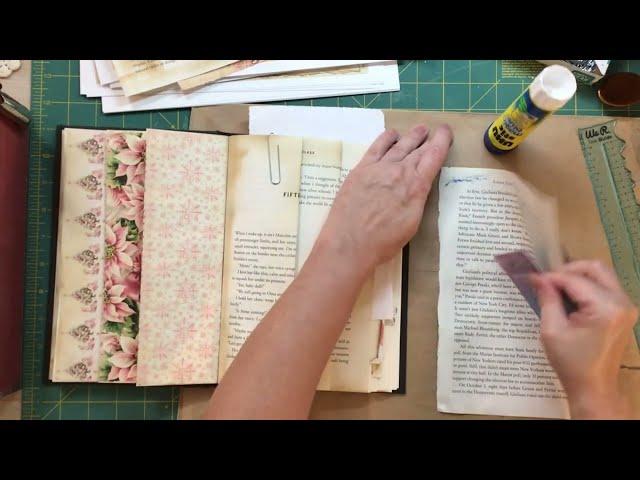 Covering Book Pages | Pt 3 Altered Book 2023