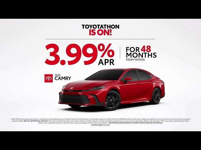 2025 Toyota Camry - November 2024 Toyotathon Incentives (0:15)