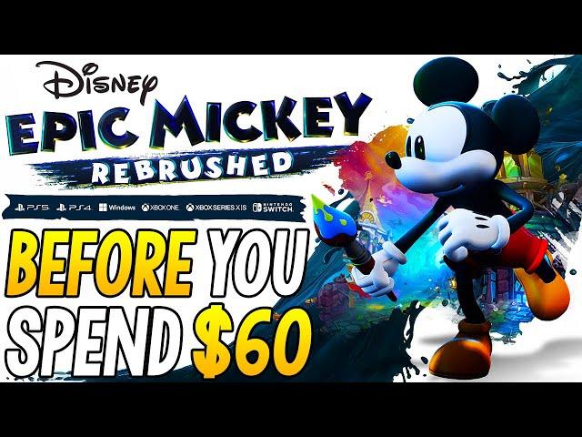 Disney Epic Mickey Rebrushed - Things to Know Before You SPEND $60!