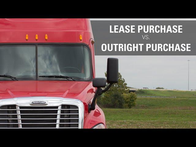 Lease Purchase vs. Outright Purchase programs