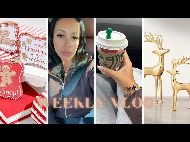 Vlog | Christmas Decor Shopping | Decorating for Christmas | Invisalign Update, mammogram +more