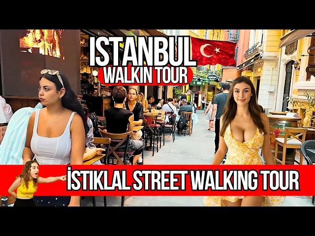  Istiklal Walking Tour 4k | Amazing Istanbul Walking Tour 2024