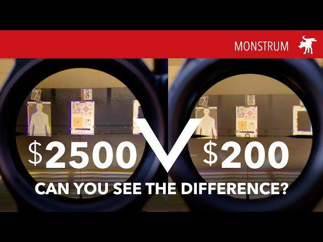 Monstrum Panzer vs Vortex Razor: How does a $200 scope compare to a $2500?