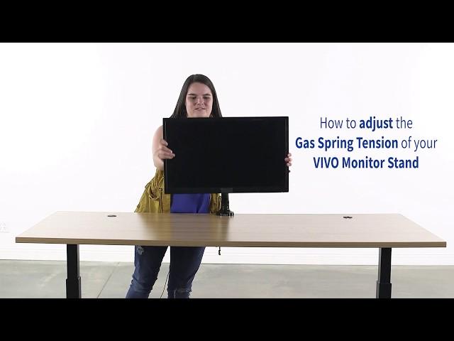 How to adjust the tension gas spring on your VIVO stand