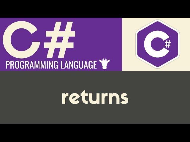 Return Statement | C# | Tutorial 13