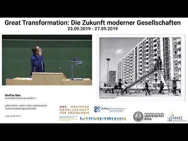 Konferenz: Great Transformation // Keynote: Steffen Mau