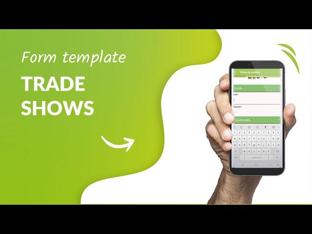 Capture leads from trade shows using the Kizeo Forms application