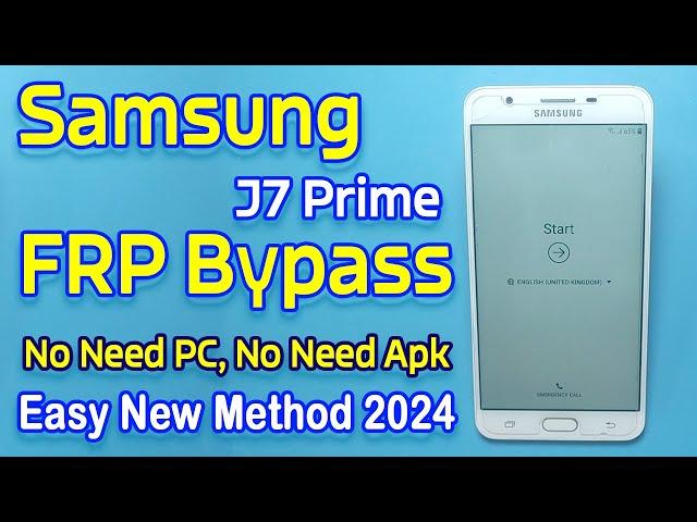 Samsung J7 Prime FRP Bypass Without PC 2024 Method | Google Account Bypass #samsung #j7prime #frp