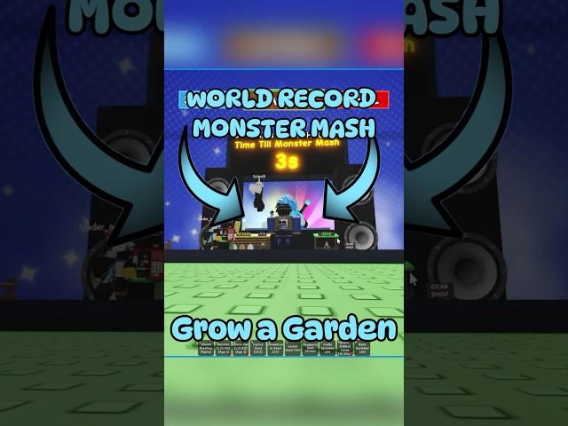 WORLD RECORD MONSTER MASH GROW A GARDEN #growagarden