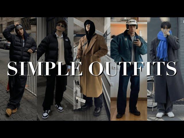 Simple Men's Winter Outfits | Men's Winter Trends 2024 | Men's Fashion Style Blog