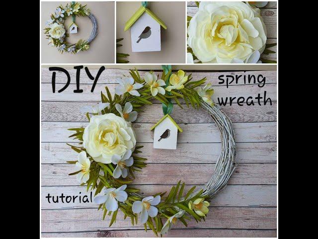 DIY Spring Wreath, Easter Decor, МК Весенний Венок,Пасха ,Декор.Corona de Primavera Pascua Tutorial