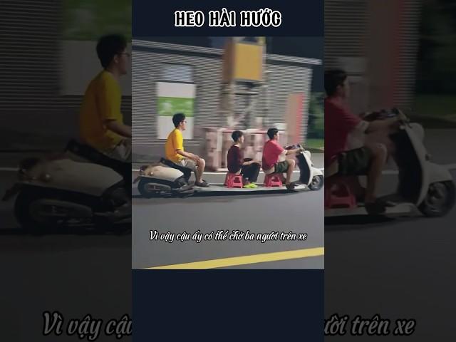 Chiếc xe máy siêu dài | HEO HÀI HƯỚC