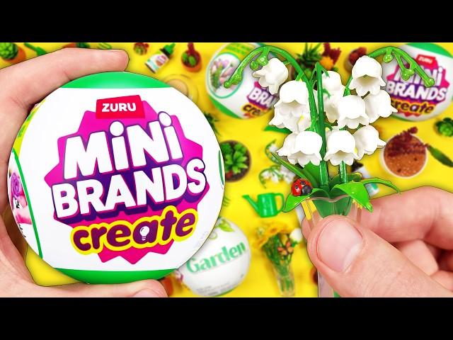 Mini Brands Create Garden - Opening And Building Them