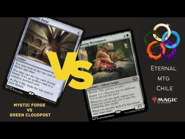 Mystic Forge Vs Green Cloudpost [Legacy Gameplay]