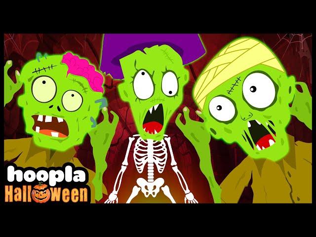 Five Creepy Zombies - Halloween Monsters | Scary Songs For Kids By Teehee Town