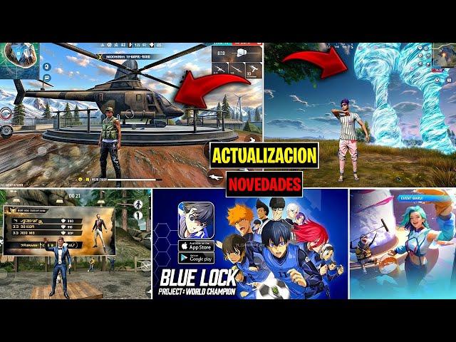 10 Novedades de la Nueva ACTUALIZACION FREE FIRE *Helicopteros* *Tornados* FREE FIRE FINAL