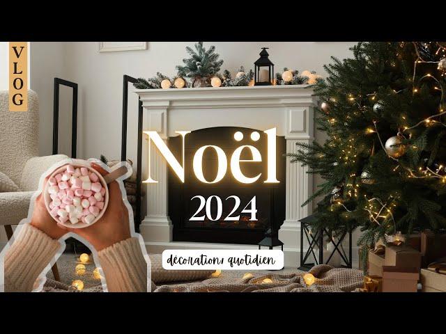 DÉCORATION ORGANISATION SOIRÉE de NOËL 2024 mère - fils / VLOG