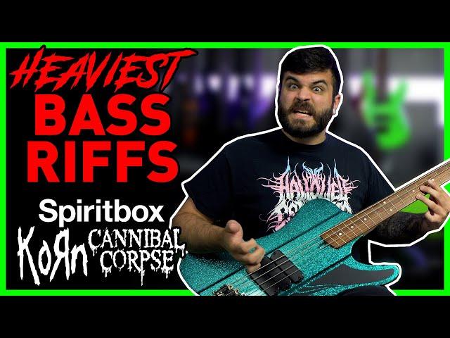 HEAVIEST BASS GUITAR RIFFS