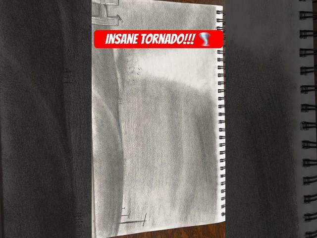 Insane drawing of a Tornado!!! #tornado #weather #drawing