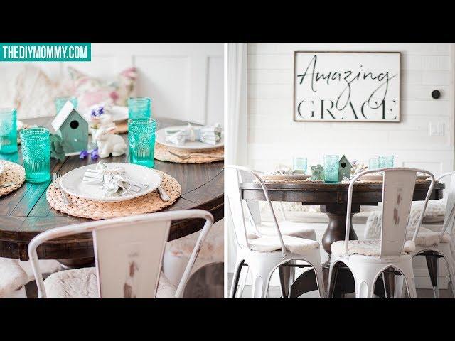 Spring Tablescape on a Budget 2019 | Dollar Store, Target, Walmart & Ikea Finds