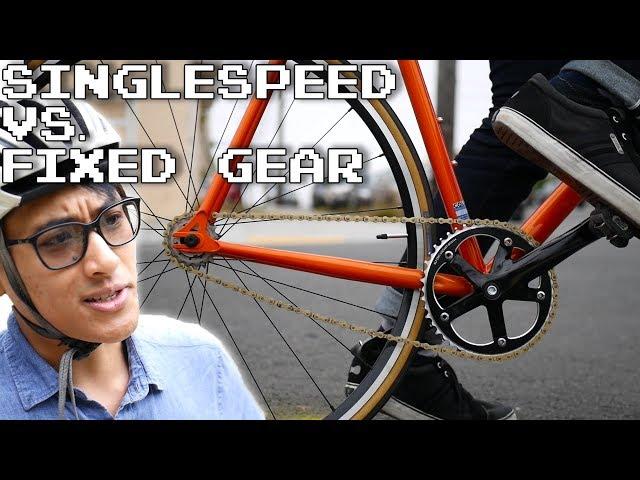 Singlespeed vs. Fixed Gear Bikes