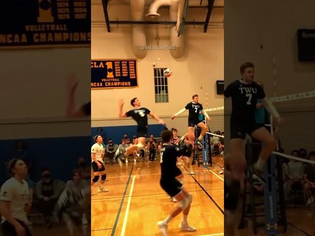 The last spike was like thunder! ️ #volleyball #edit #spike #shorts